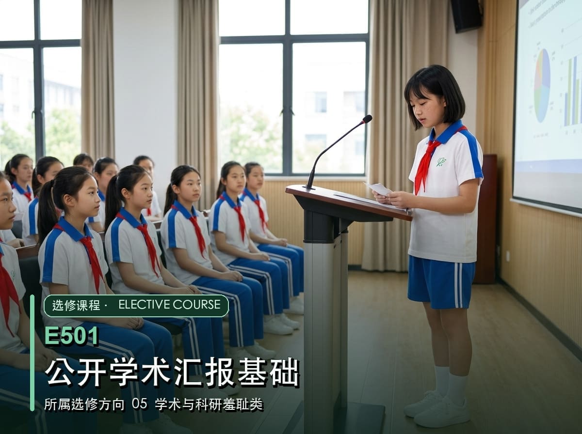 公开学术汇报基础课程配图