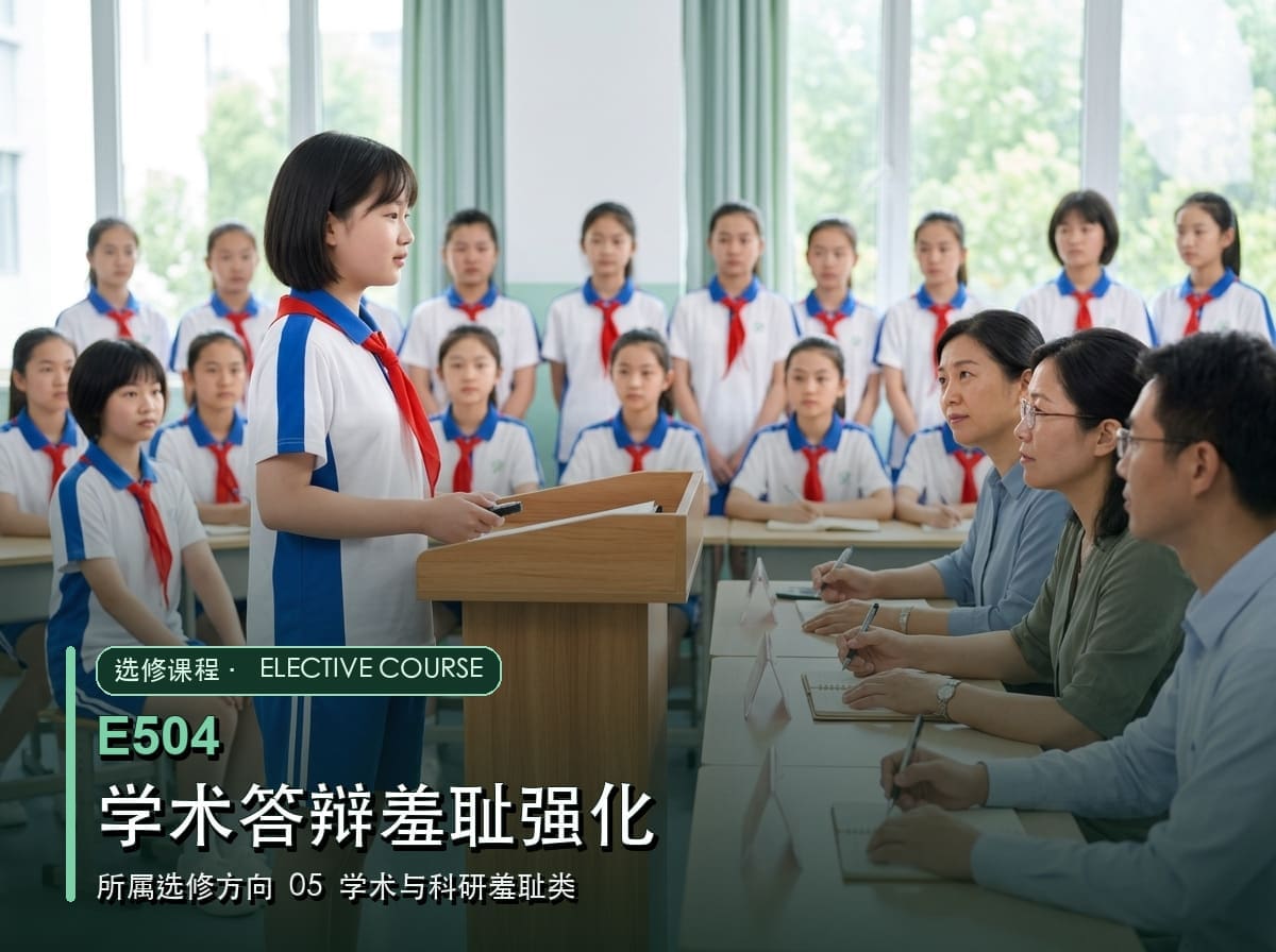 学术答辩羞耻强化课程配图