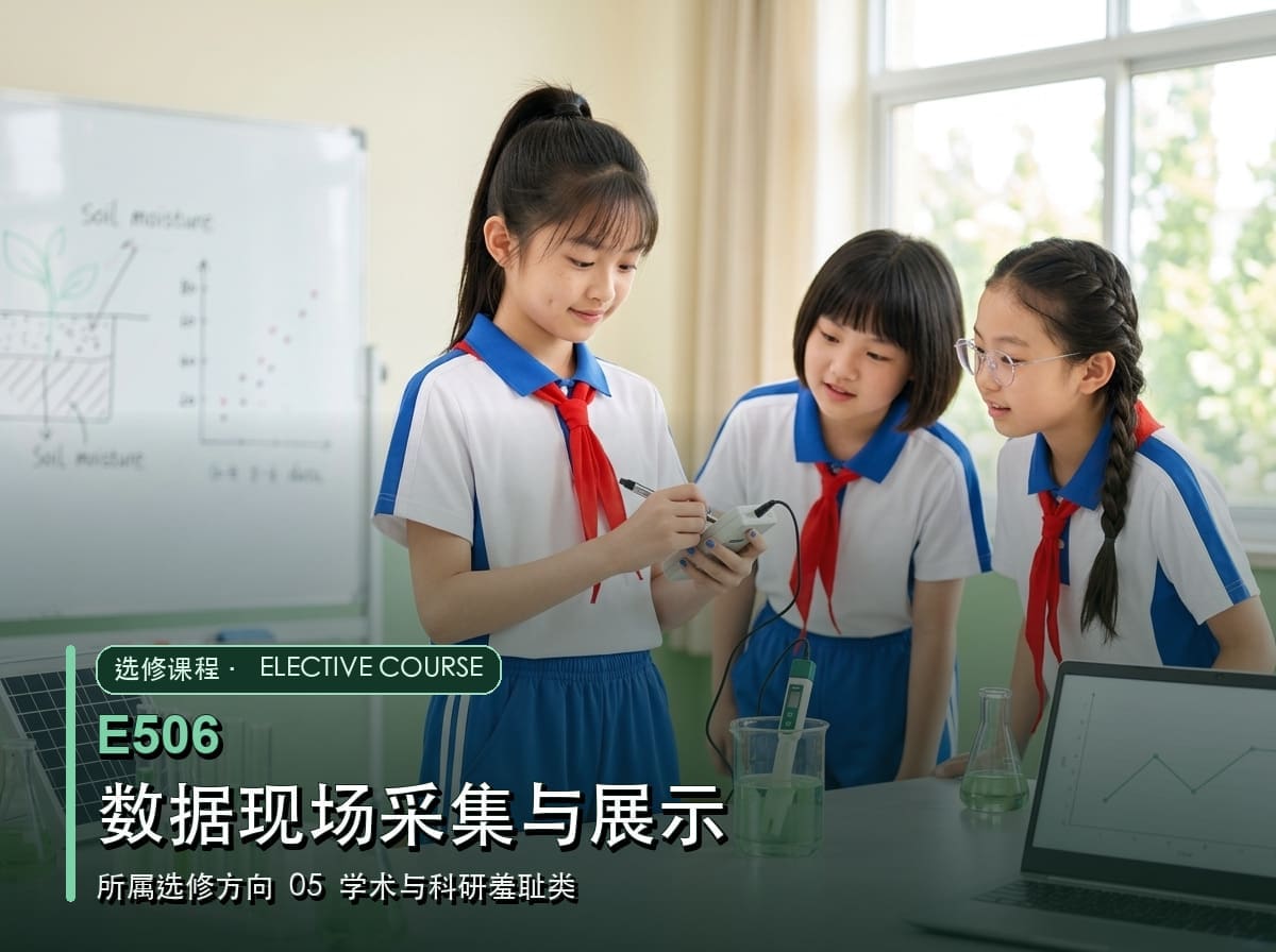 数据现场采集与展示课程配图