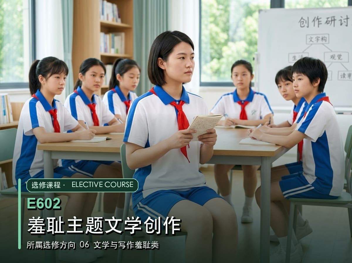 羞耻主题文学创作课程配图