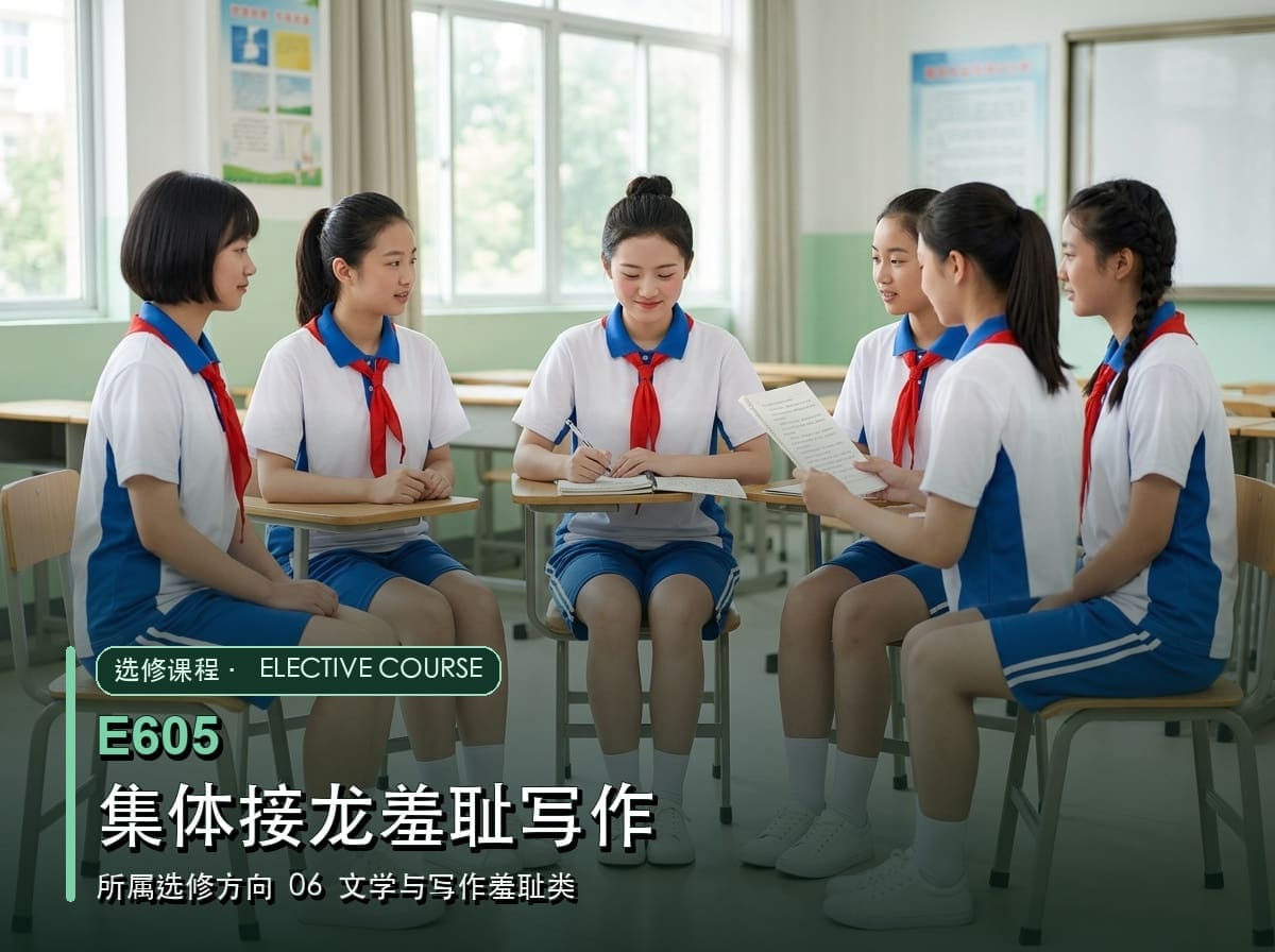 集体接龙羞耻写作课程配图