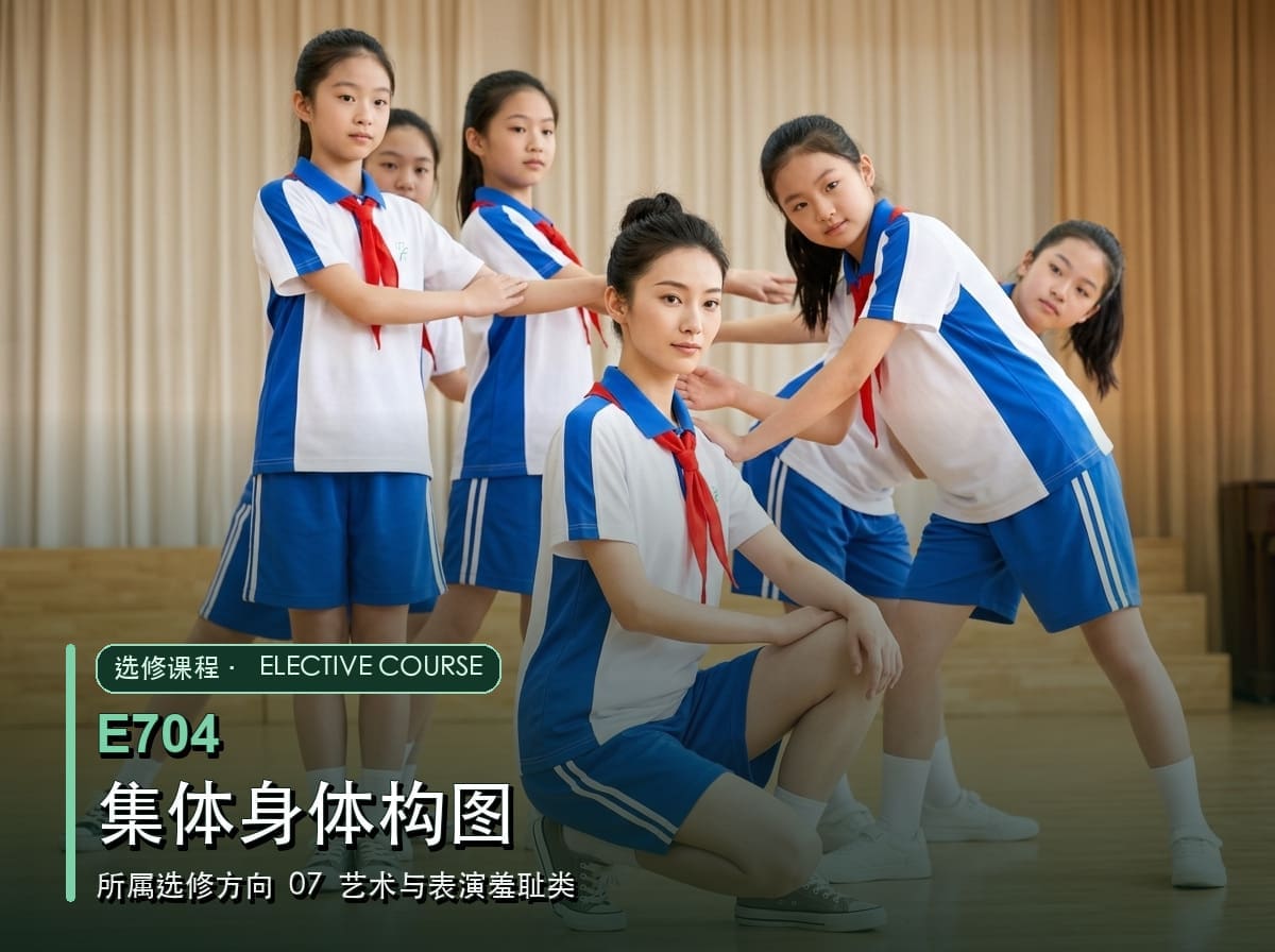 集体身体构图课程配图